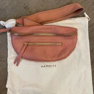 Hammitt Blush Leather Crossbody Bag